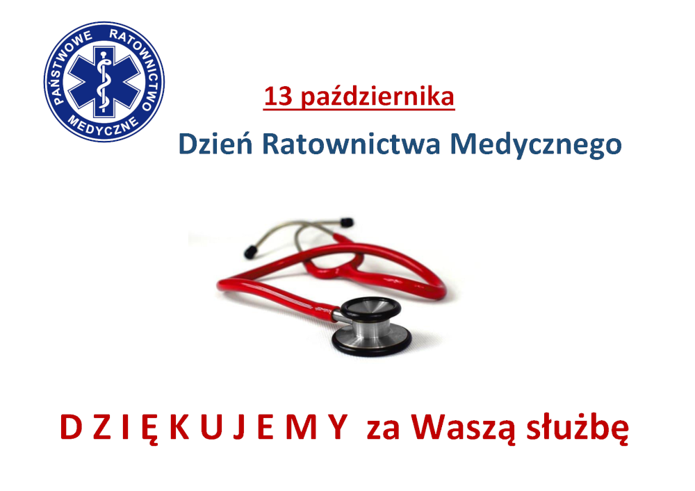 Plakat: Dzień Ratownictwa Medycznego