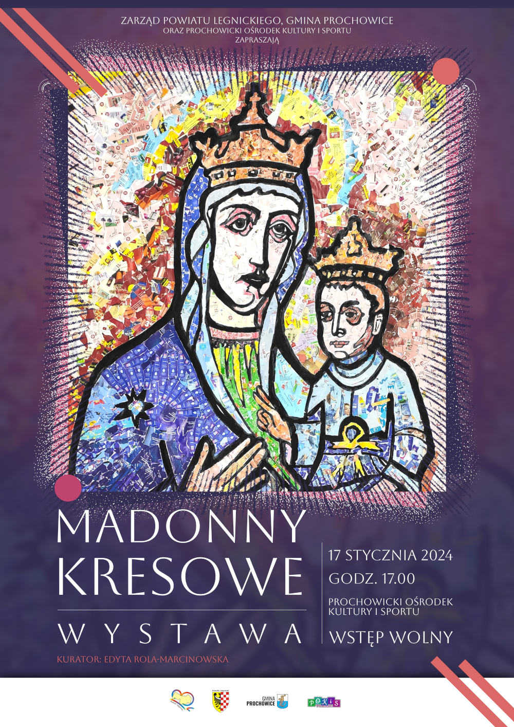 Plakat: wystawa Madonny Kresowe w Prochowicach