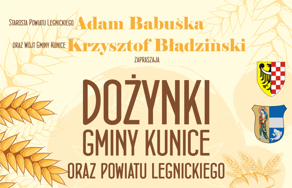 Plakat: 7 września 2024, Rosochata - dożynki giminy kunicie i powiatu legnickiego