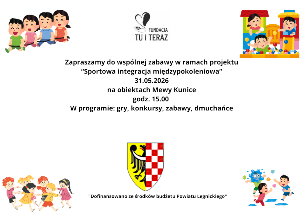 Plakat: Sportowa Integracja Międzypokoleniowa