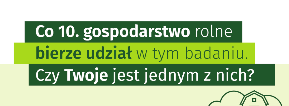 Plakat: Badania rolne GUS