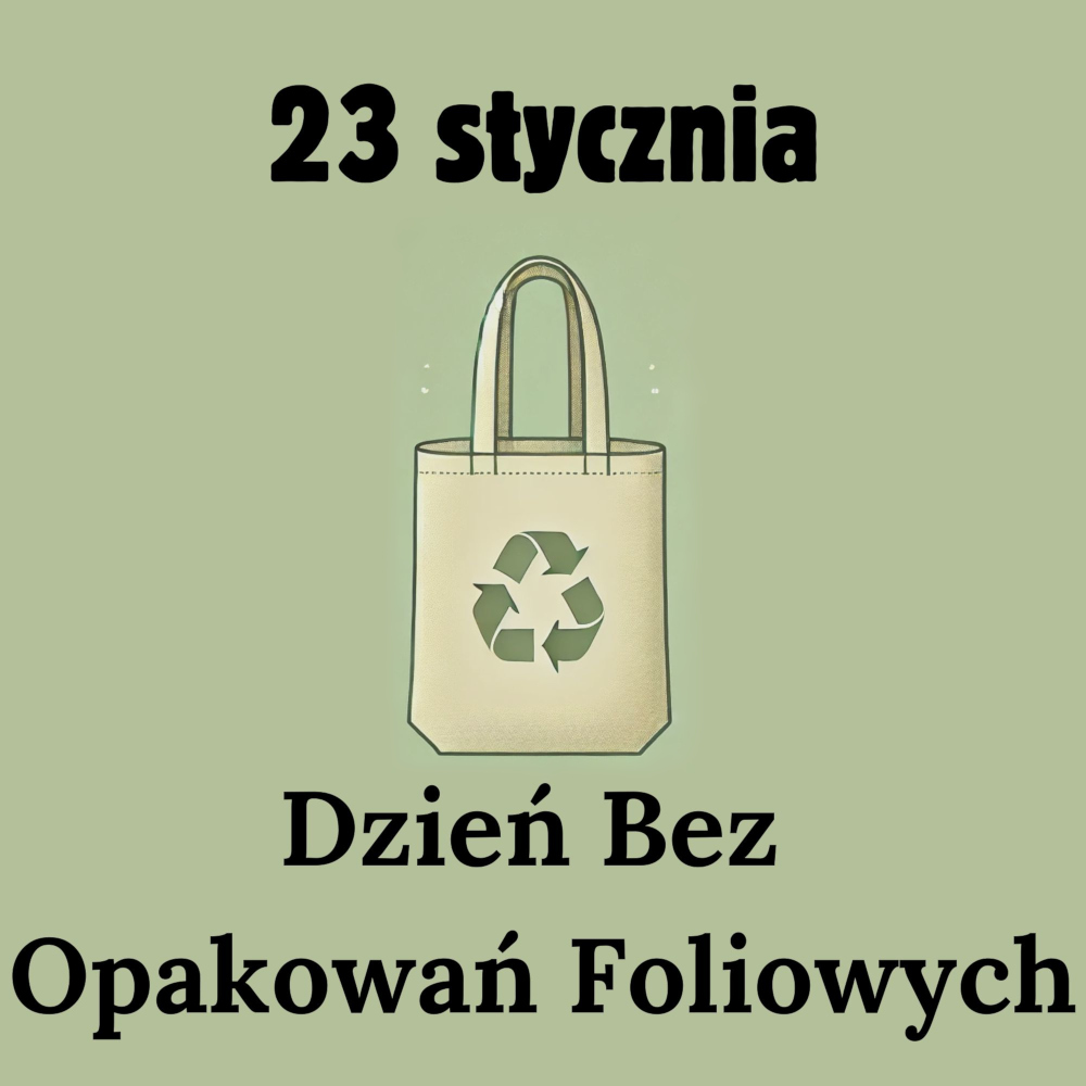 Grafika: 23 stycznia – Dzień Bez Opakowań Foliowych