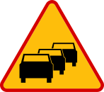 Znak drogowy: A-33